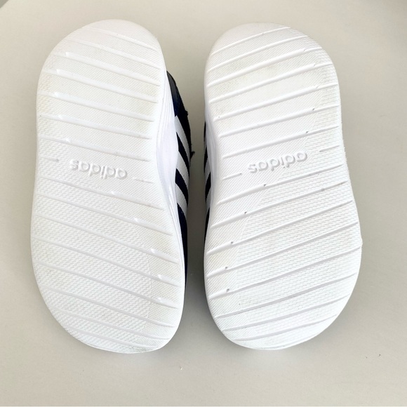 adidas classic navy & white toddler sneaker Size 5 - Picture 8 of 8